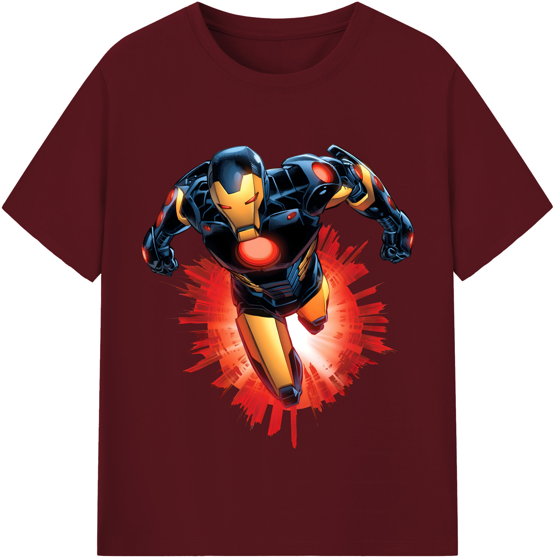 （画像用） アベンジャーズ The Avengers 綿100％半袖Tシャツ（フロントプリント）